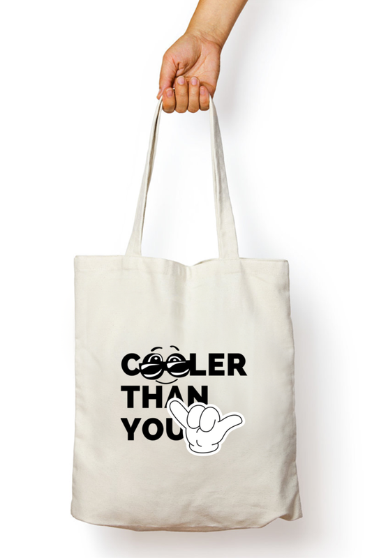 Cooler Than You Tote Bag With Zipper | Evrbay