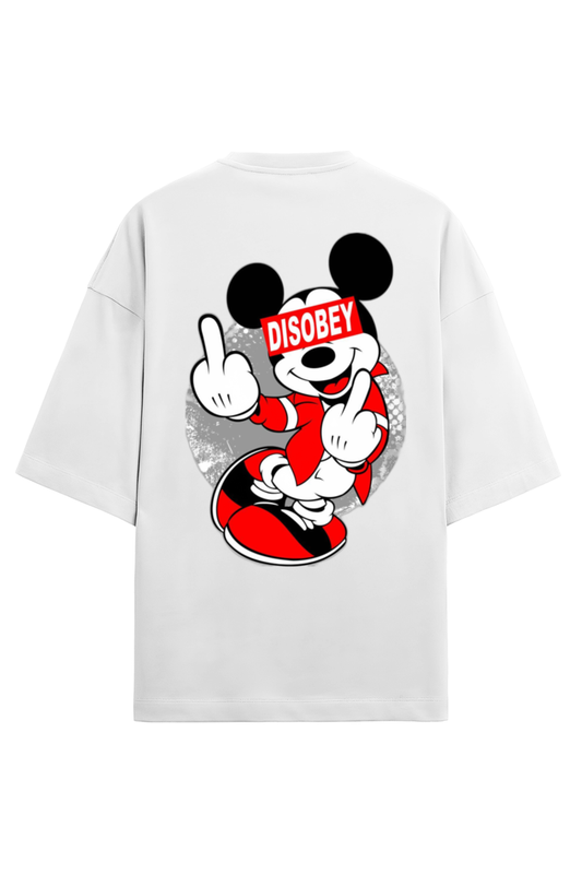 Disobey Mickey Mouse Oversized Unisex Tee