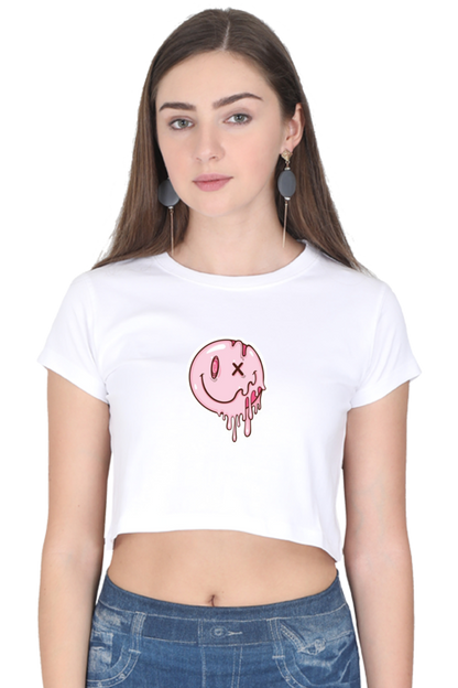 Funky Smiley Crop Top | EVRBAY