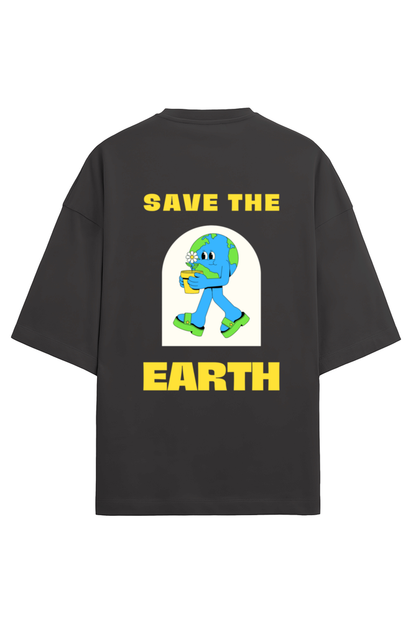 Save Earth Oversized Statement Tee | EVRBAY|Unisex