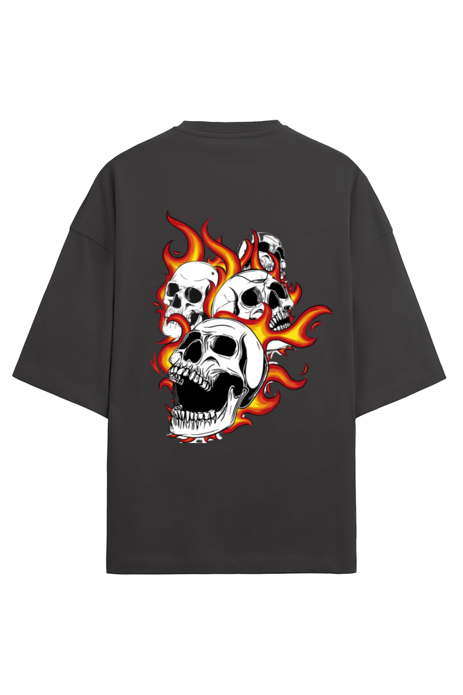 Skull Oversized Tee | EVRBAY