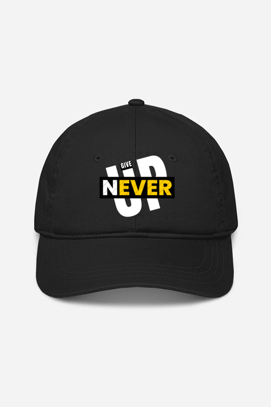 Never Give Up Printed Unisex Caps | Evrbay