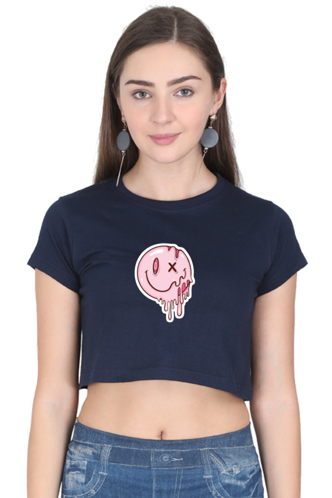 Funky Smiley Crop Top | EVRBAY