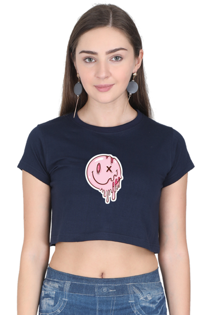 Funky Smiley Crop Top | EVRBAY