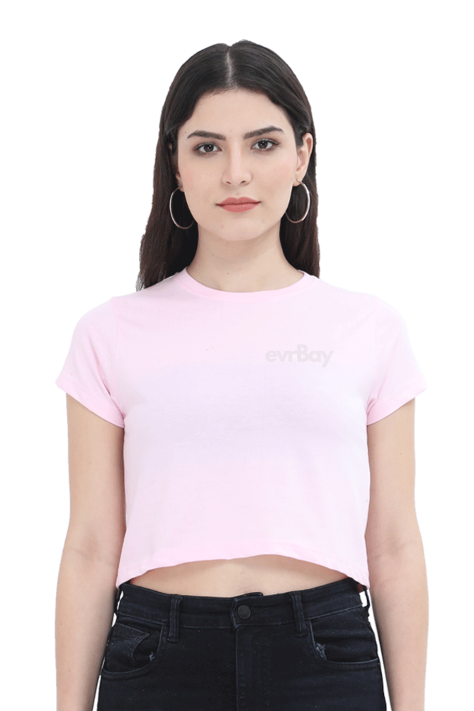 Plain Women Crop Top | Evrbay