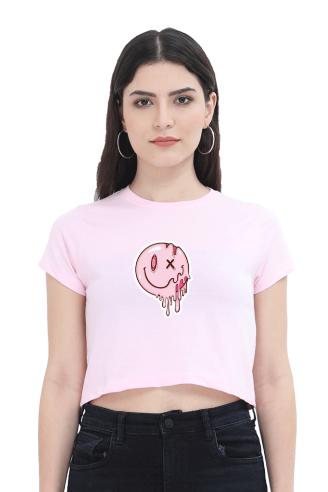 Funky Smiley Crop Top | EVRBAY