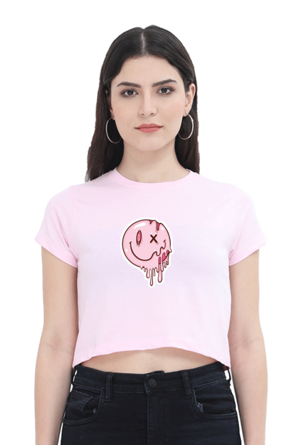 Funky Smiley Crop Top | EVRBAY