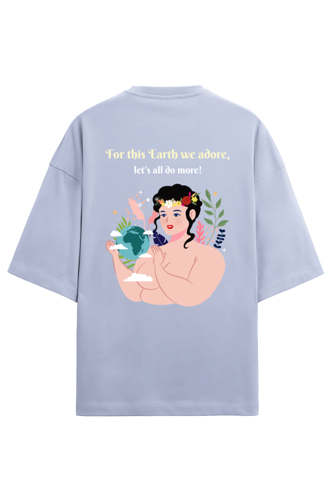 Earth Day Dual Print Oversized Tee Unisex