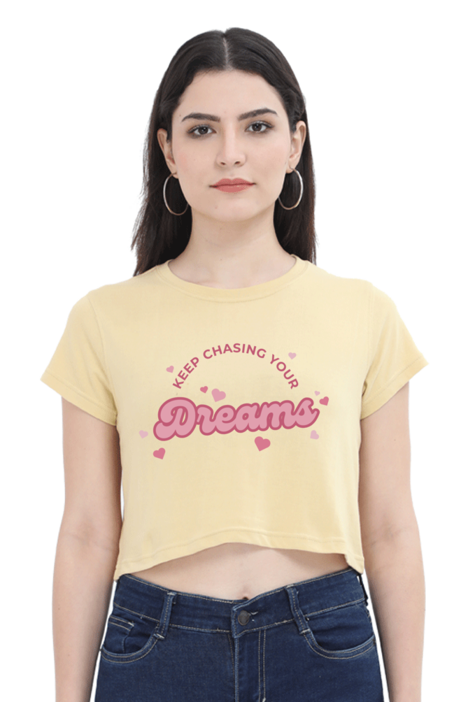 Dream Chaser Crop Top Women | EVRBAY