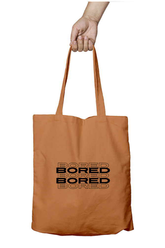 Bored Tote Bag With Zipper | Evrbay