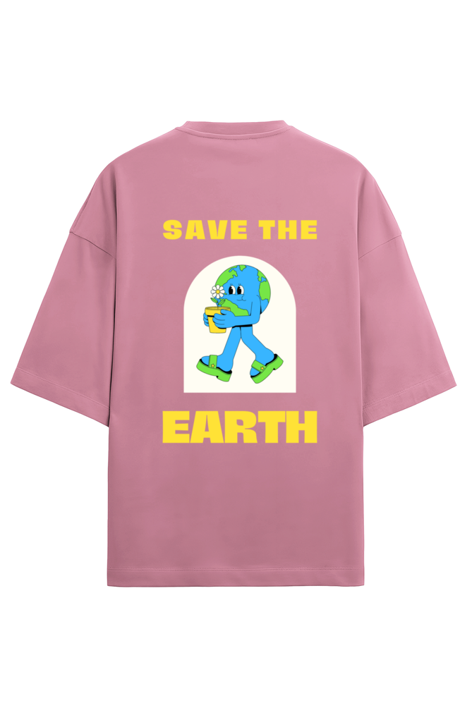 Save Earth Oversized Statement Tee | EVRBAY|Unisex