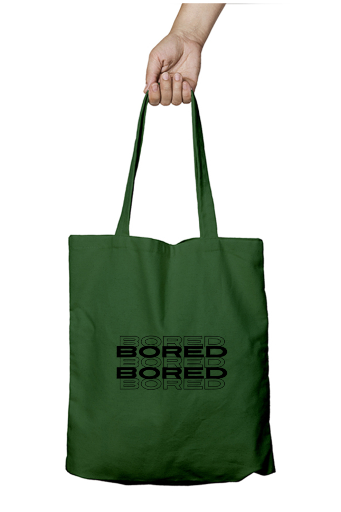 Bored Tote Bag With Zipper | Evrbay