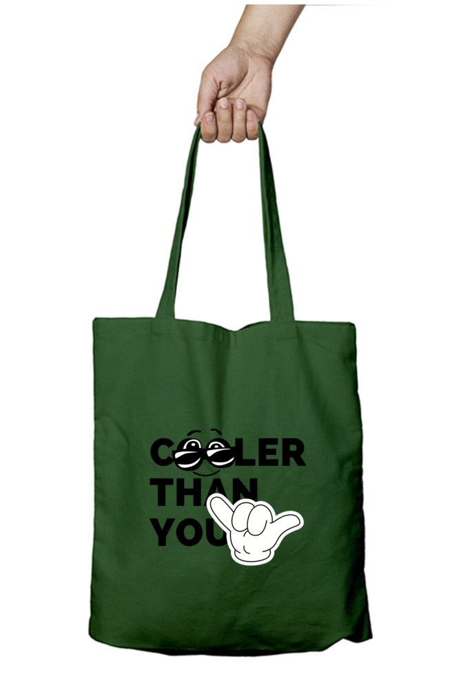 Cooler Than You Tote Bag With Zipper | Evrbay