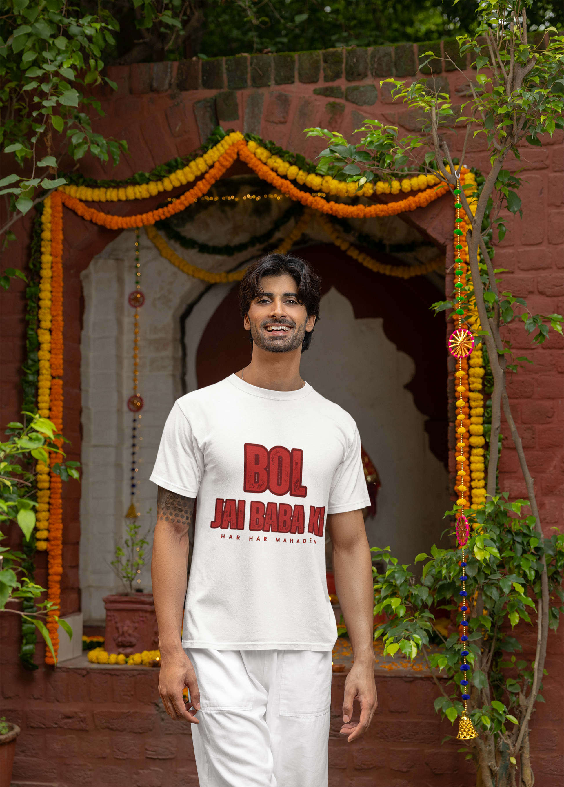 Bol Jai Baba Ki  T-Shirt For Men and Women- EvrBay