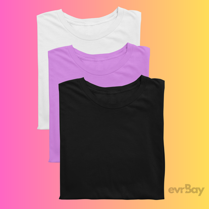 Triple Treat Oversized Tee Combo - 3 Pieces, 3 Colors | EvrBay