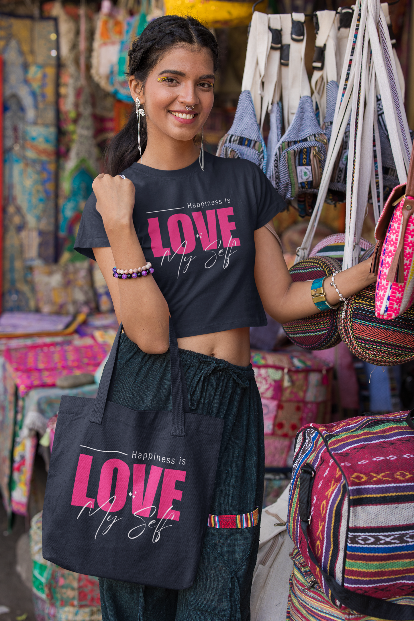 Love Myself Women Crop Top | Evrbay