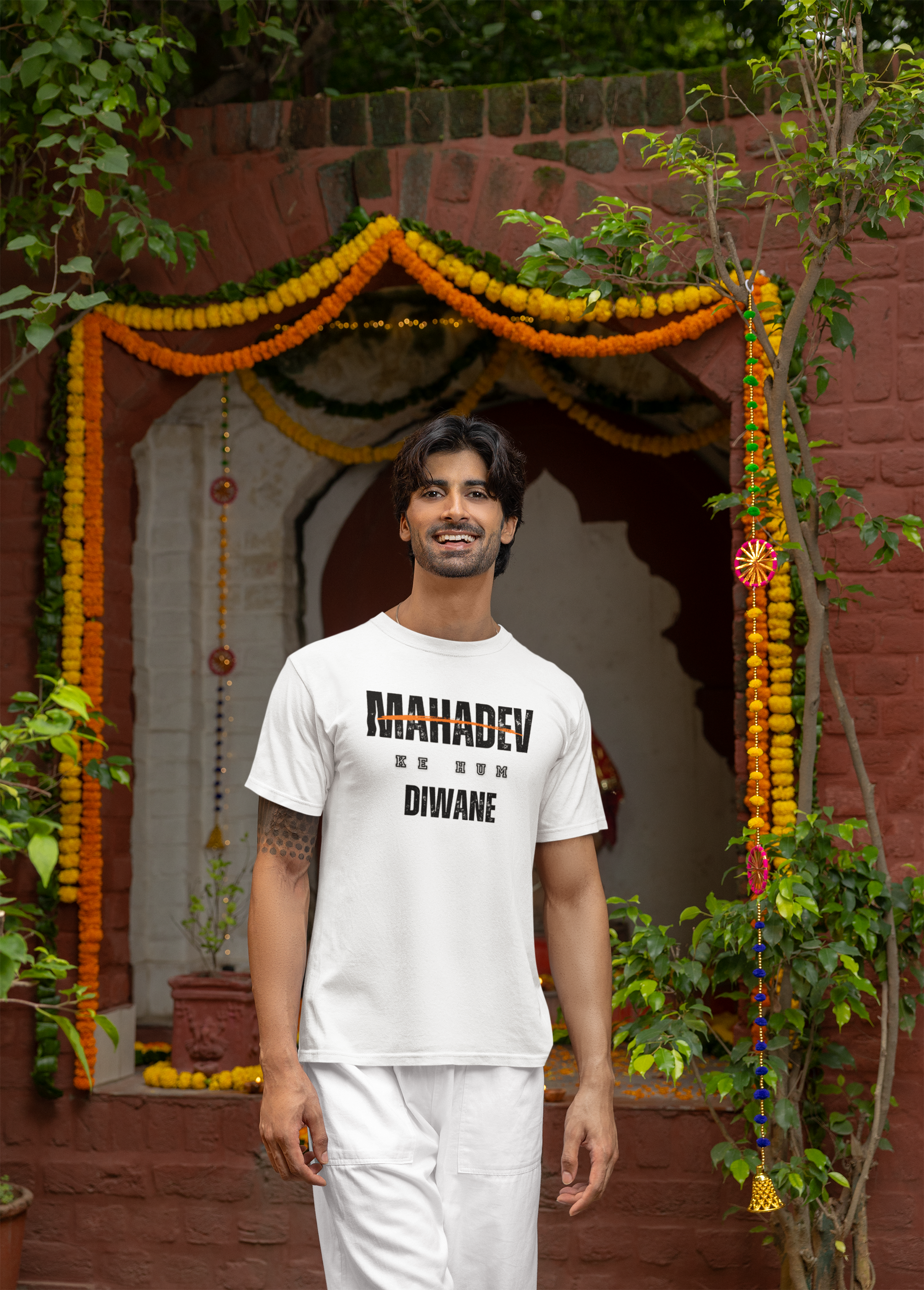 Mahadev Ke Hum Deewane T-Shirt For Men and Women- EvrBay