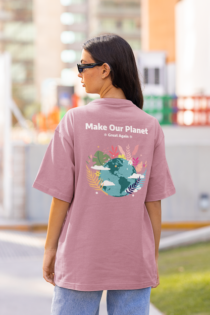 Save the Planet Dual Print Unisex Tee | EvrBay