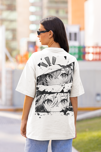 Classic Anime Female Oversized Tee | EVRBAY