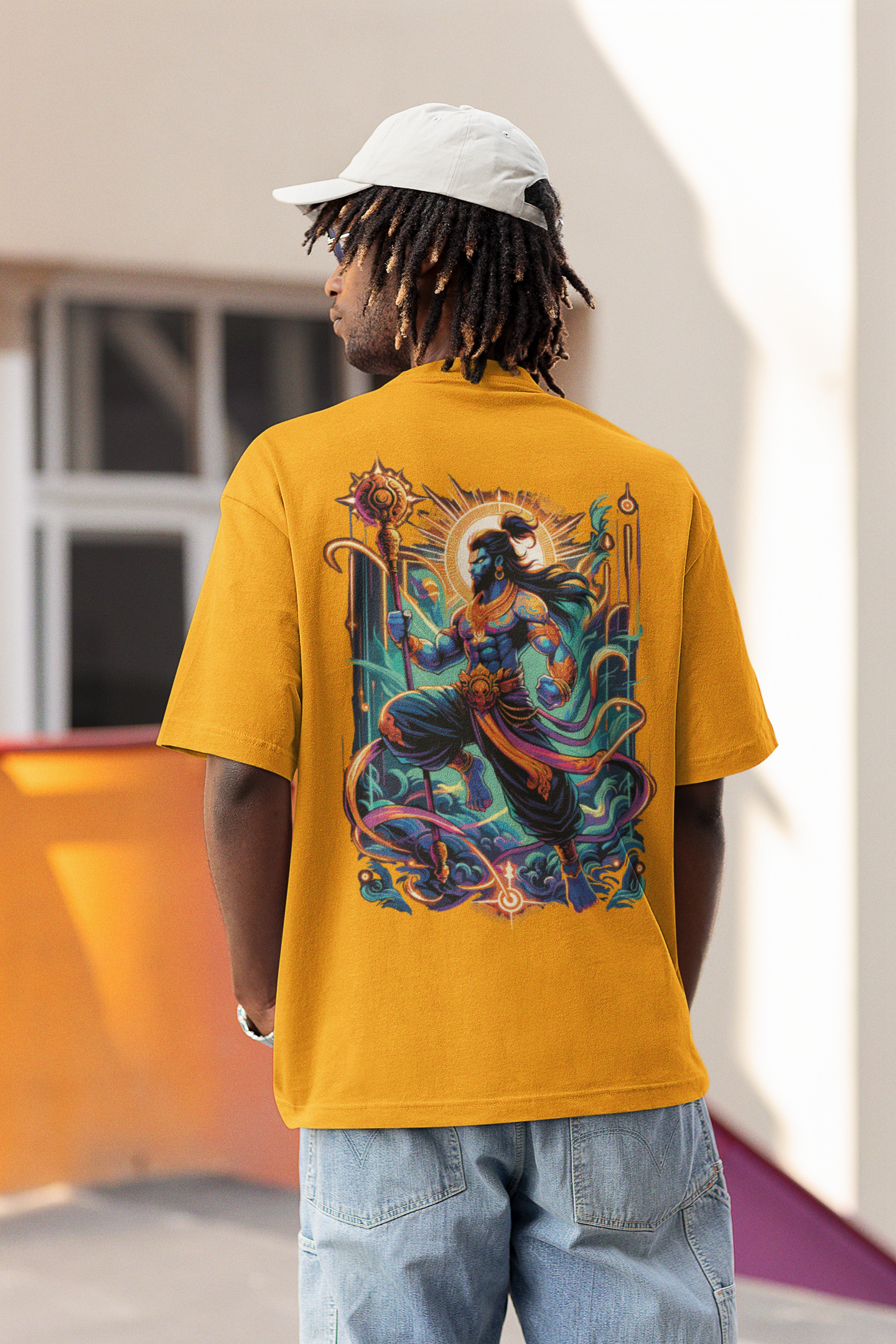 Angry Hanuman Ji Oversized Tee