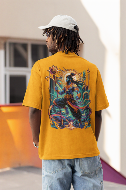 Angry Hanuman Ji Oversized Tee