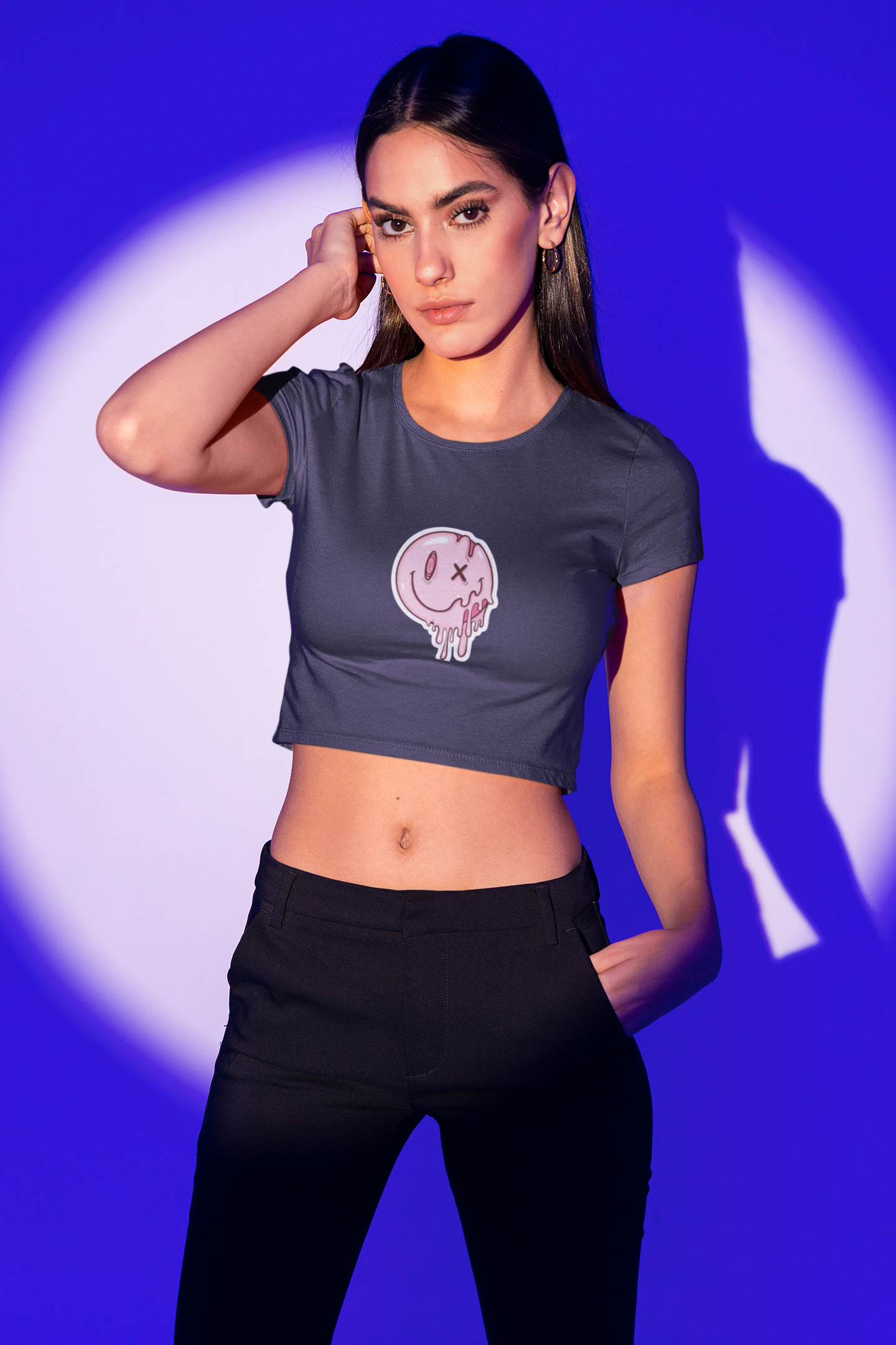 Funky Smiley Crop Top | EVRBAY