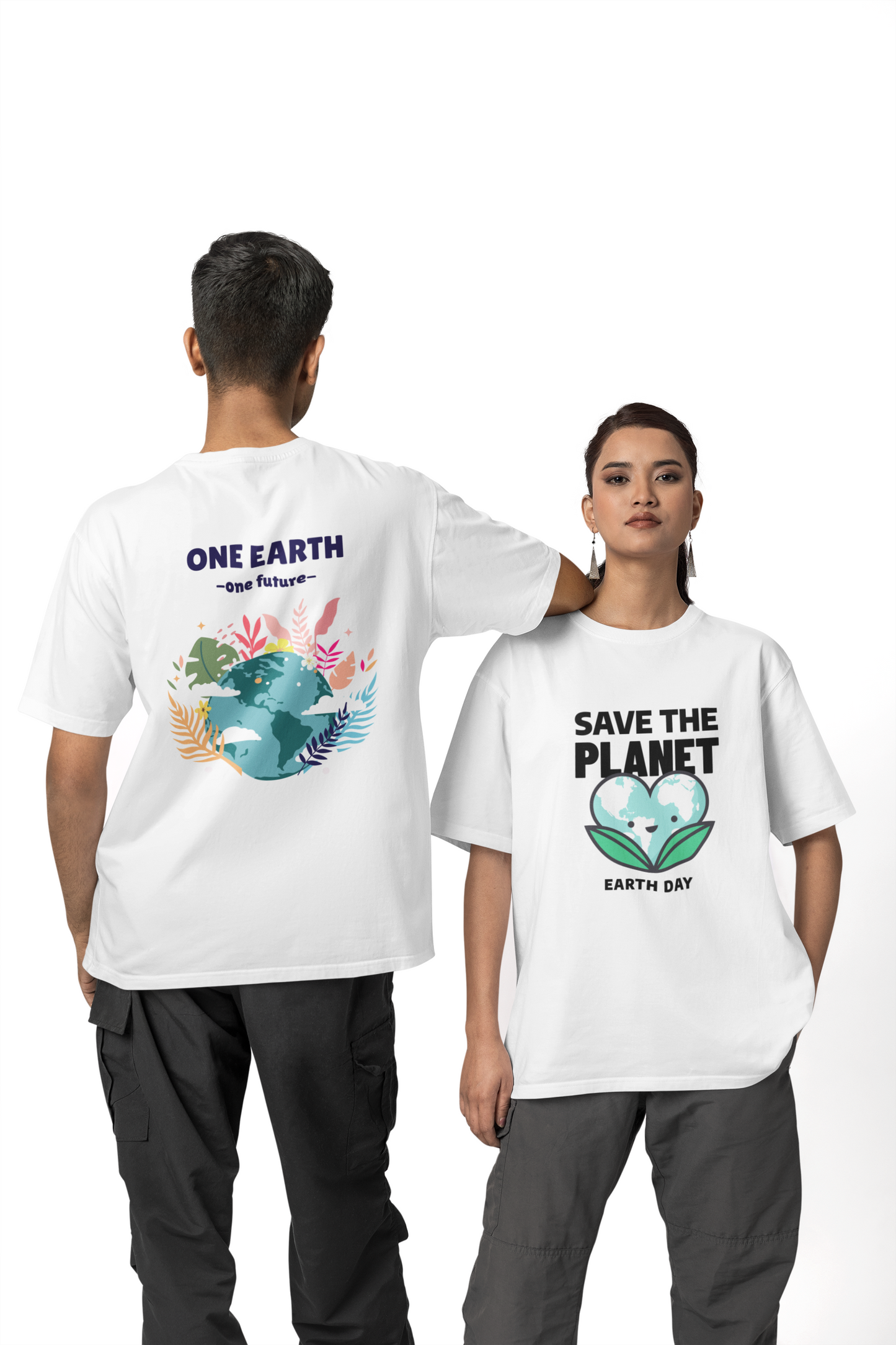 Save the Planet Dual Full Size Print Unisex Tee | EvrBay