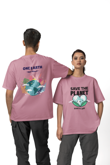 Save the Planet Dual Full Size Print Unisex Tee | EvrBay