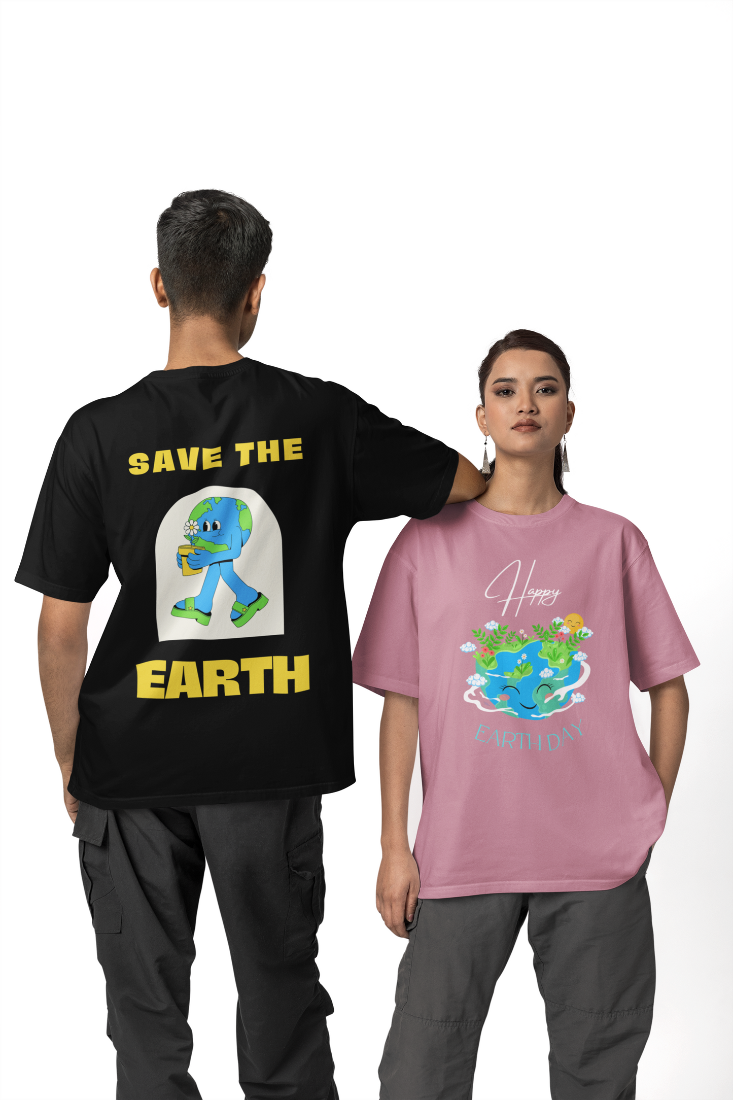 Save Earth Oversized Statement Tee | EVRBAY|Unisex