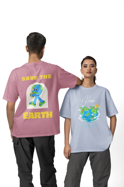 Save Earth Oversized Statement Tee | EVRBAY|Unisex