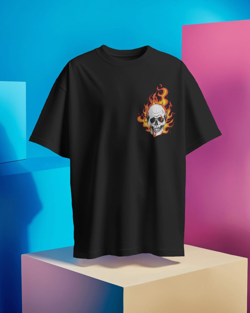 Skull Oversized Tee | EVRBAY