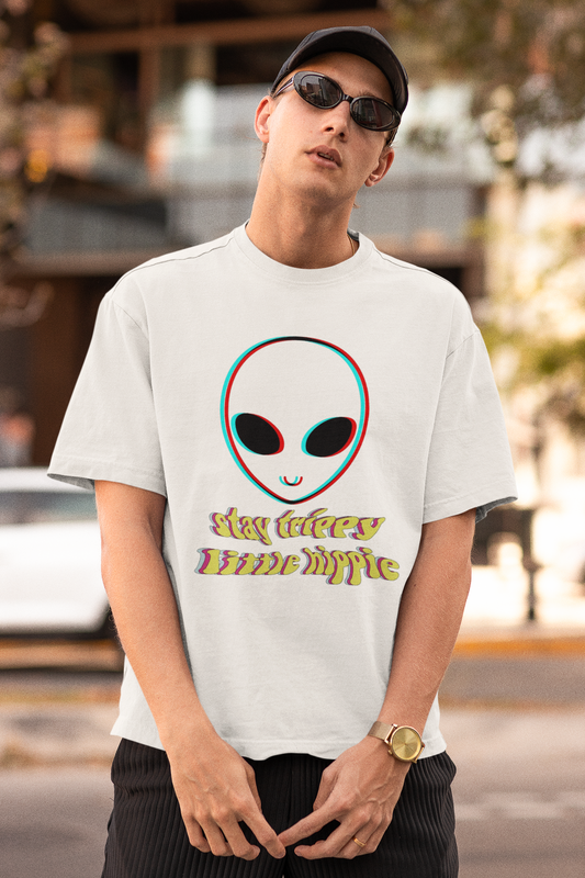 Trippy Alien Oversized Tee