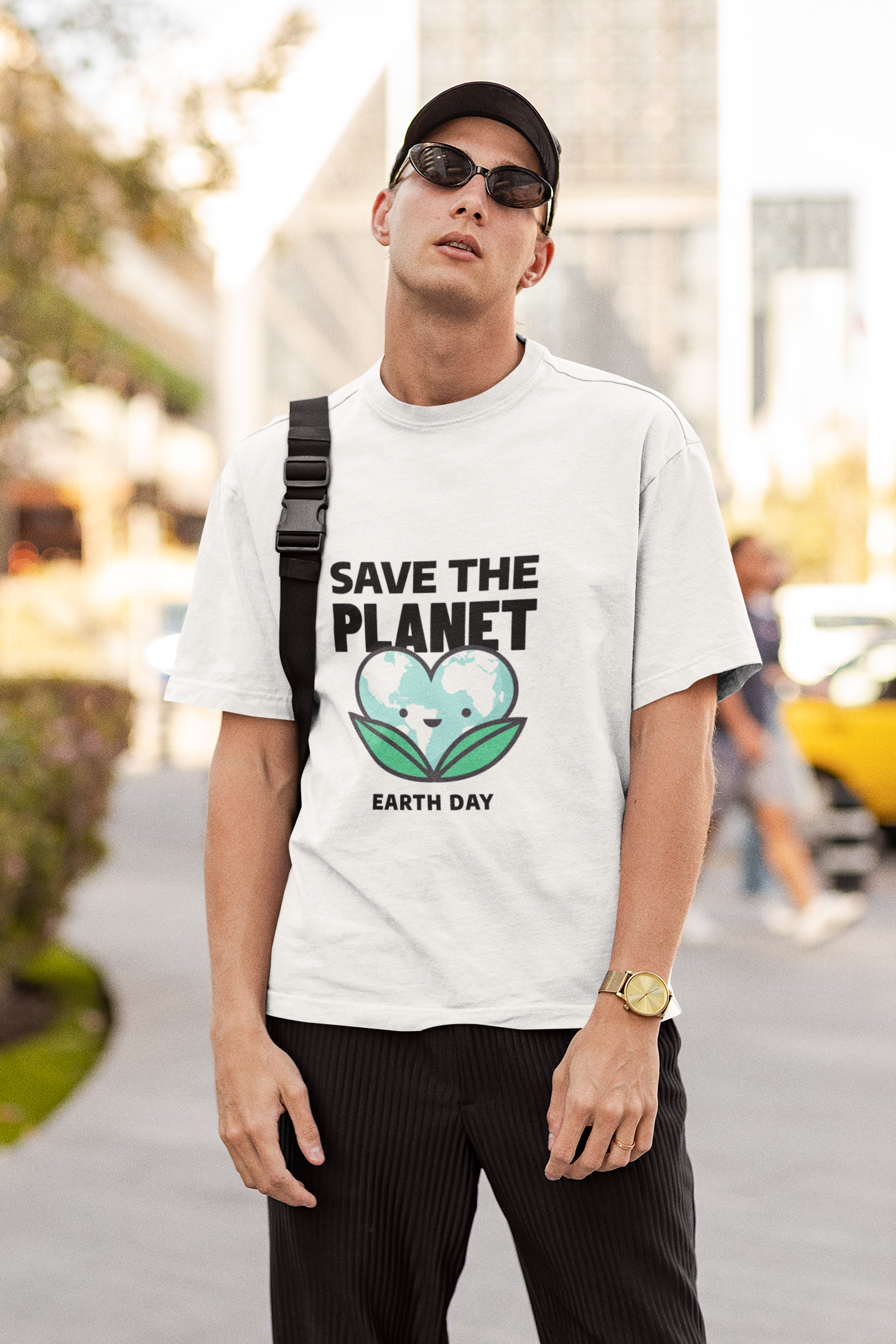 Save the Planet Dual Full Size Print Unisex Tee | EvrBay