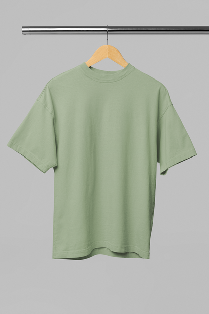 Premium Oversized 210 GSM Pure Cotton Tee Plain