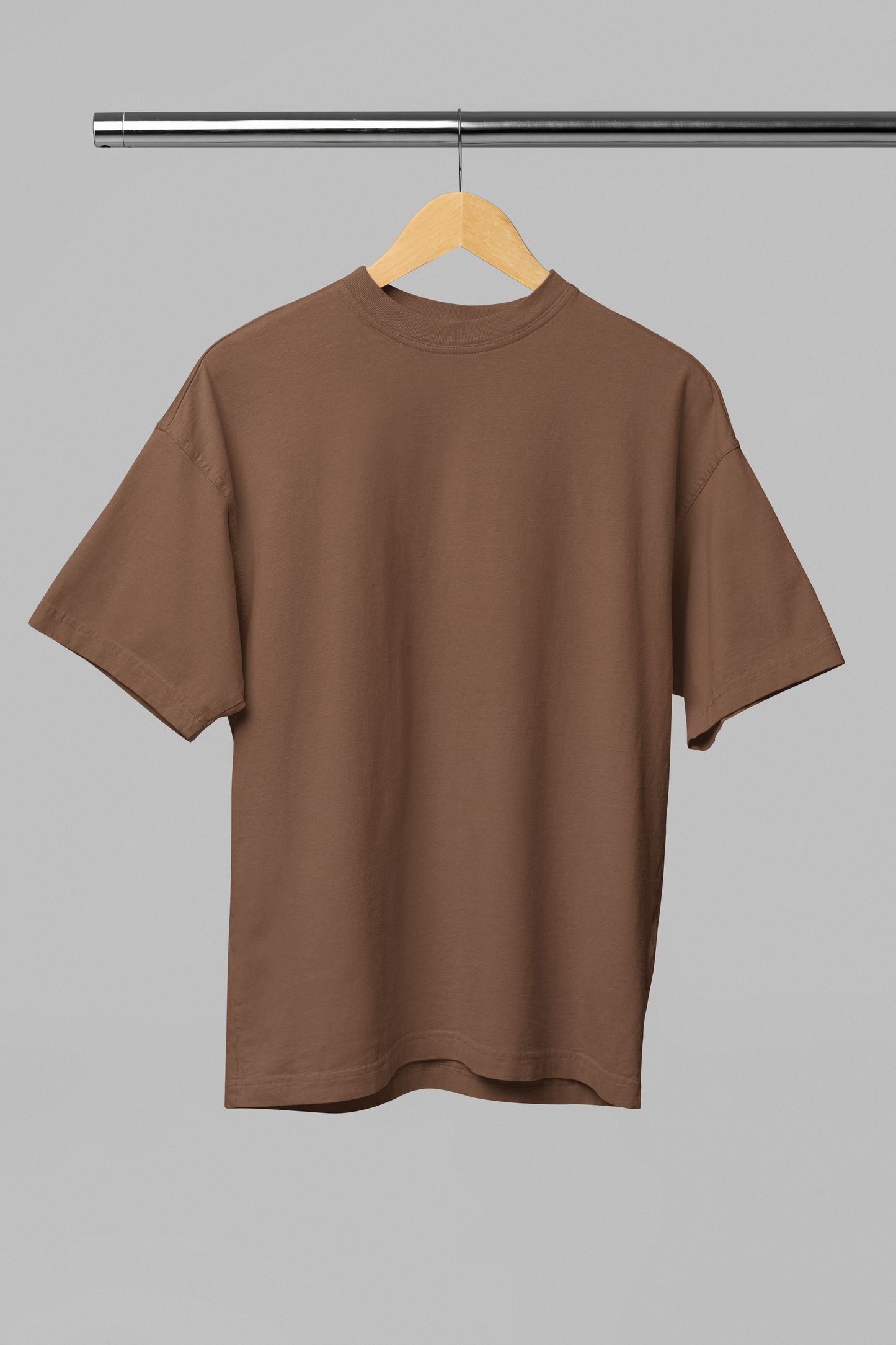 Premium Oversized 210 GSM Pure Cotton Tee Plain