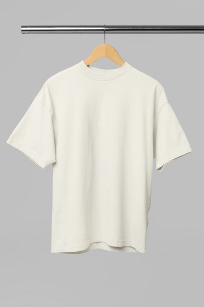 Premium Oversized 210 GSM Pure Cotton Tee Plain