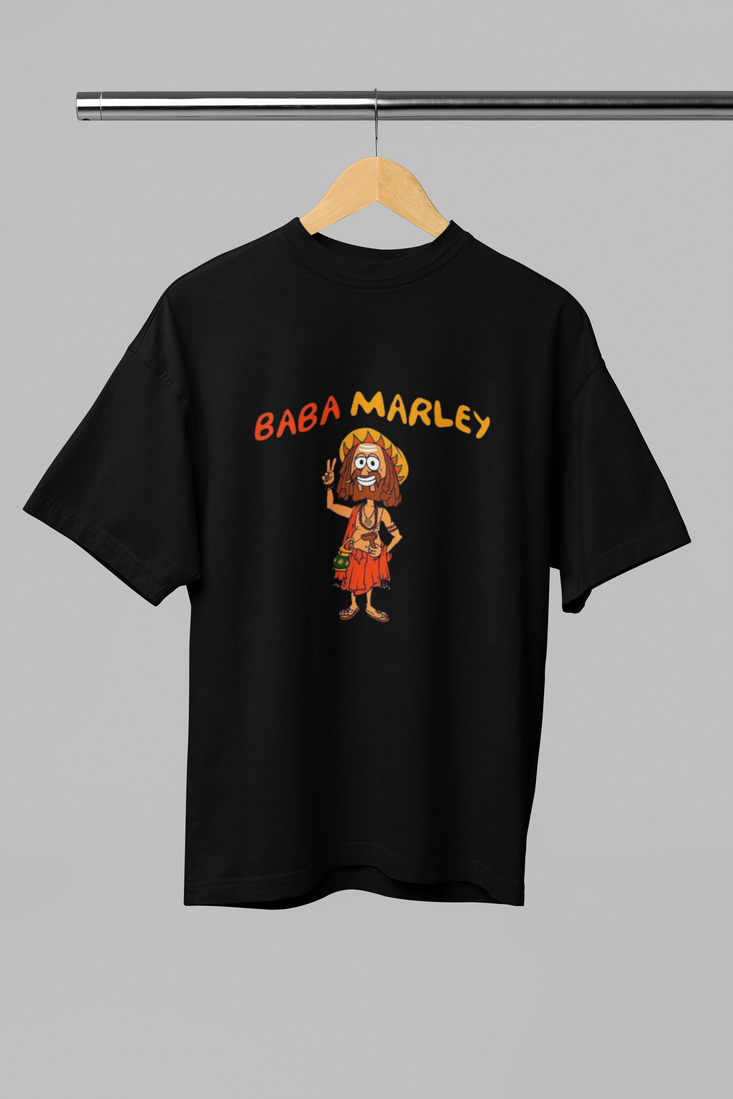 Baba Marley Vibes Oversized Tee