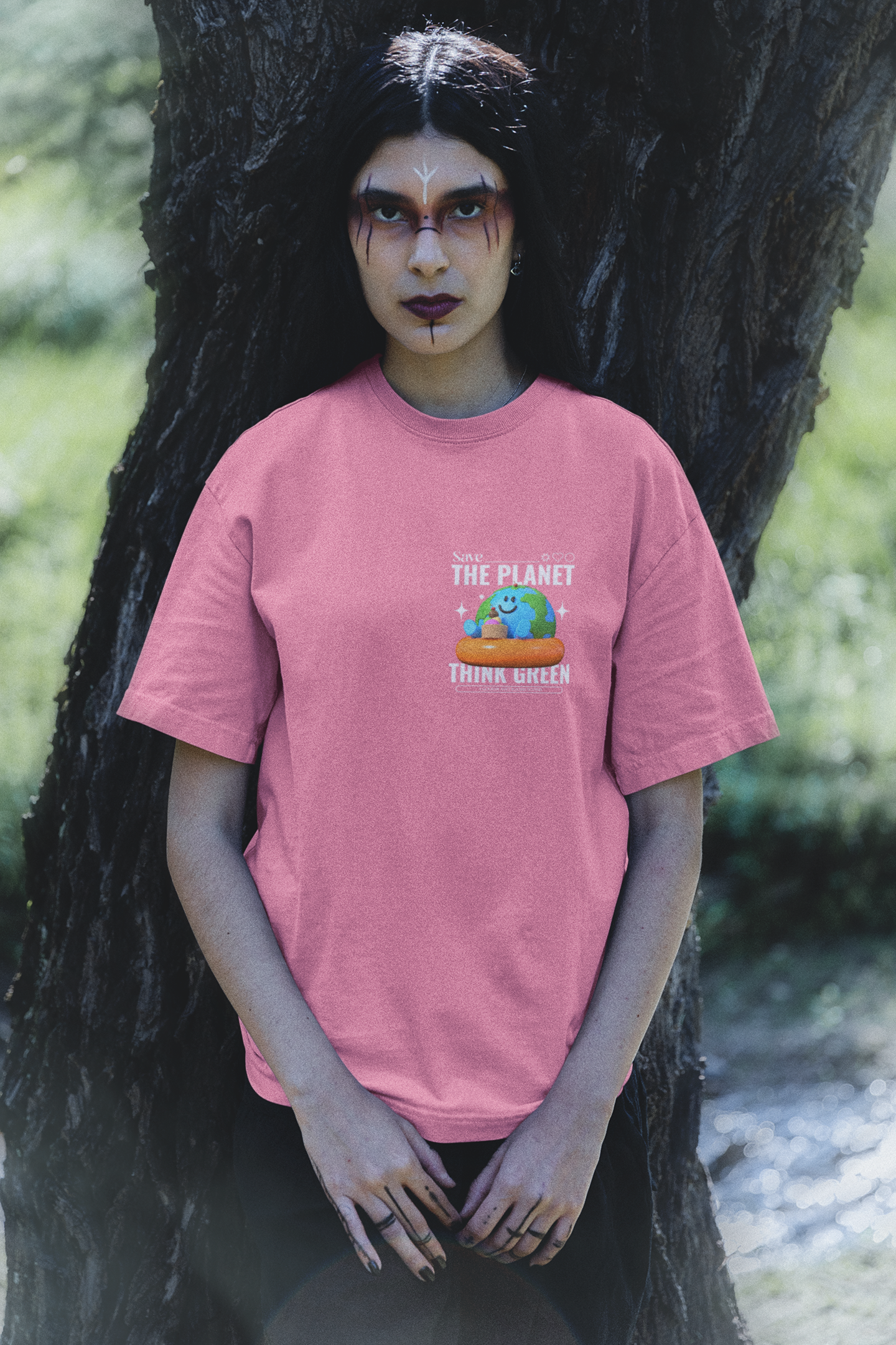 Mother Earth is Wise Dual Side Printed Oversized Tee  | Evrbay |Unisex