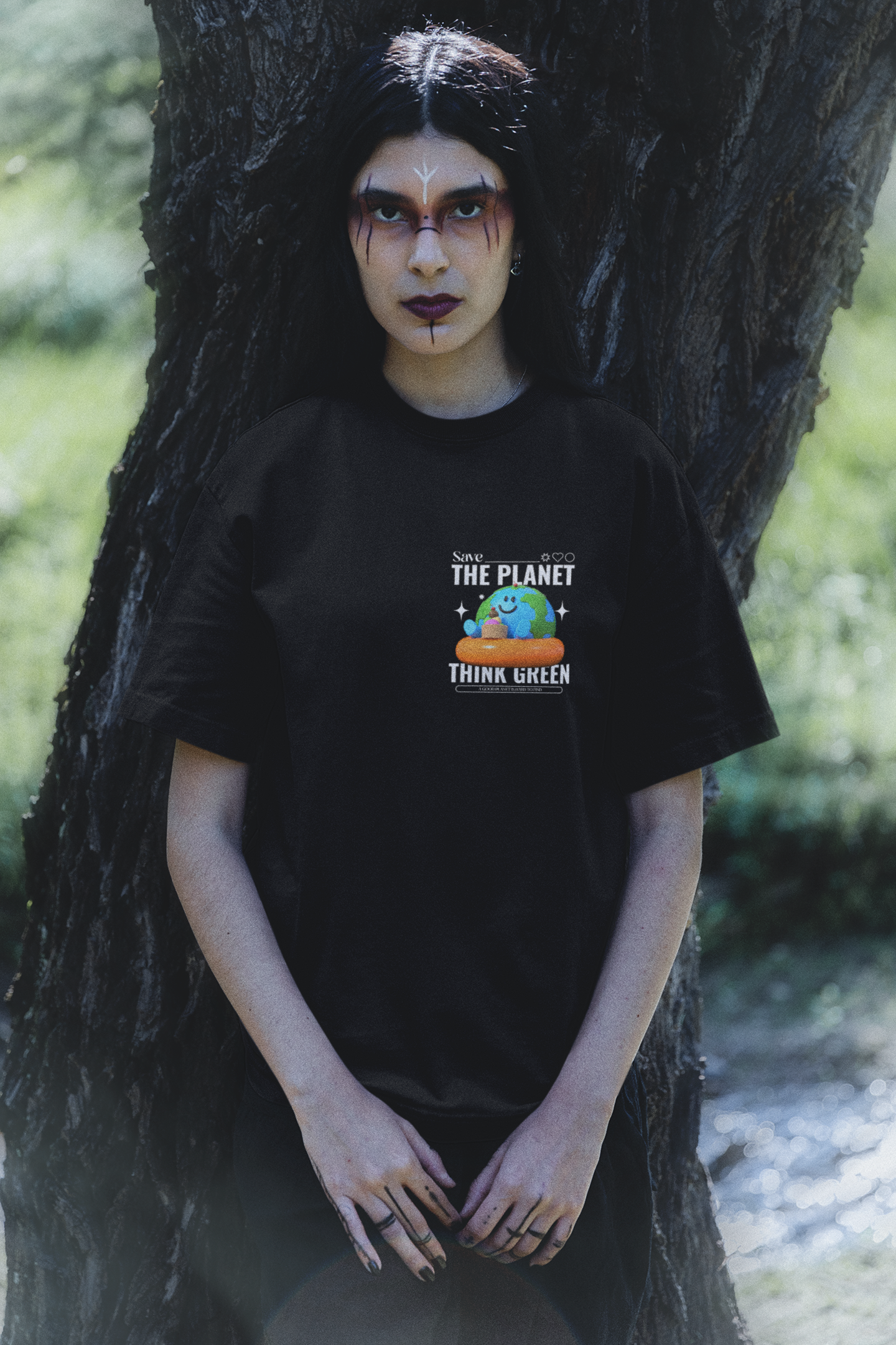 Mother Earth is Wise Dual Side Printed Oversized Tee  | Evrbay |Unisex