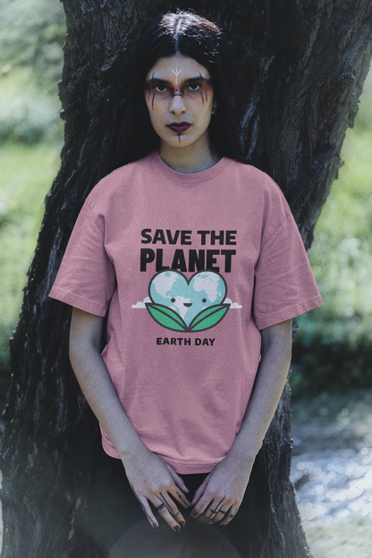 Save the Planet Dual Full Size Print Unisex Tee | EvrBay