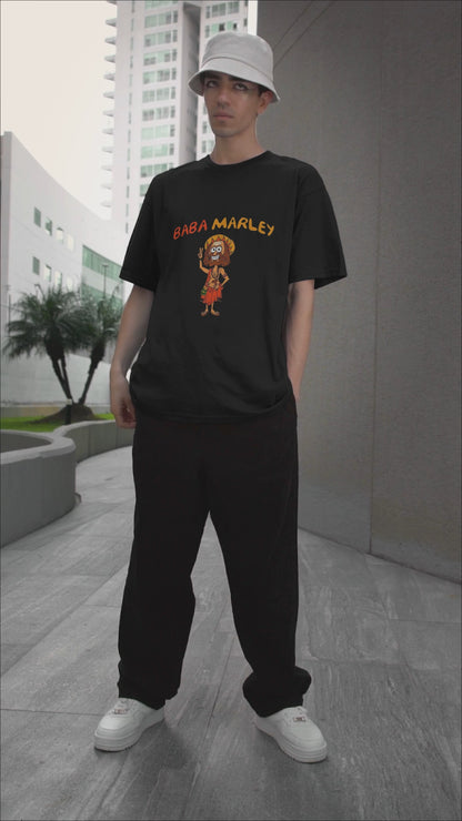 Baba Marley Vibes Oversized Tee