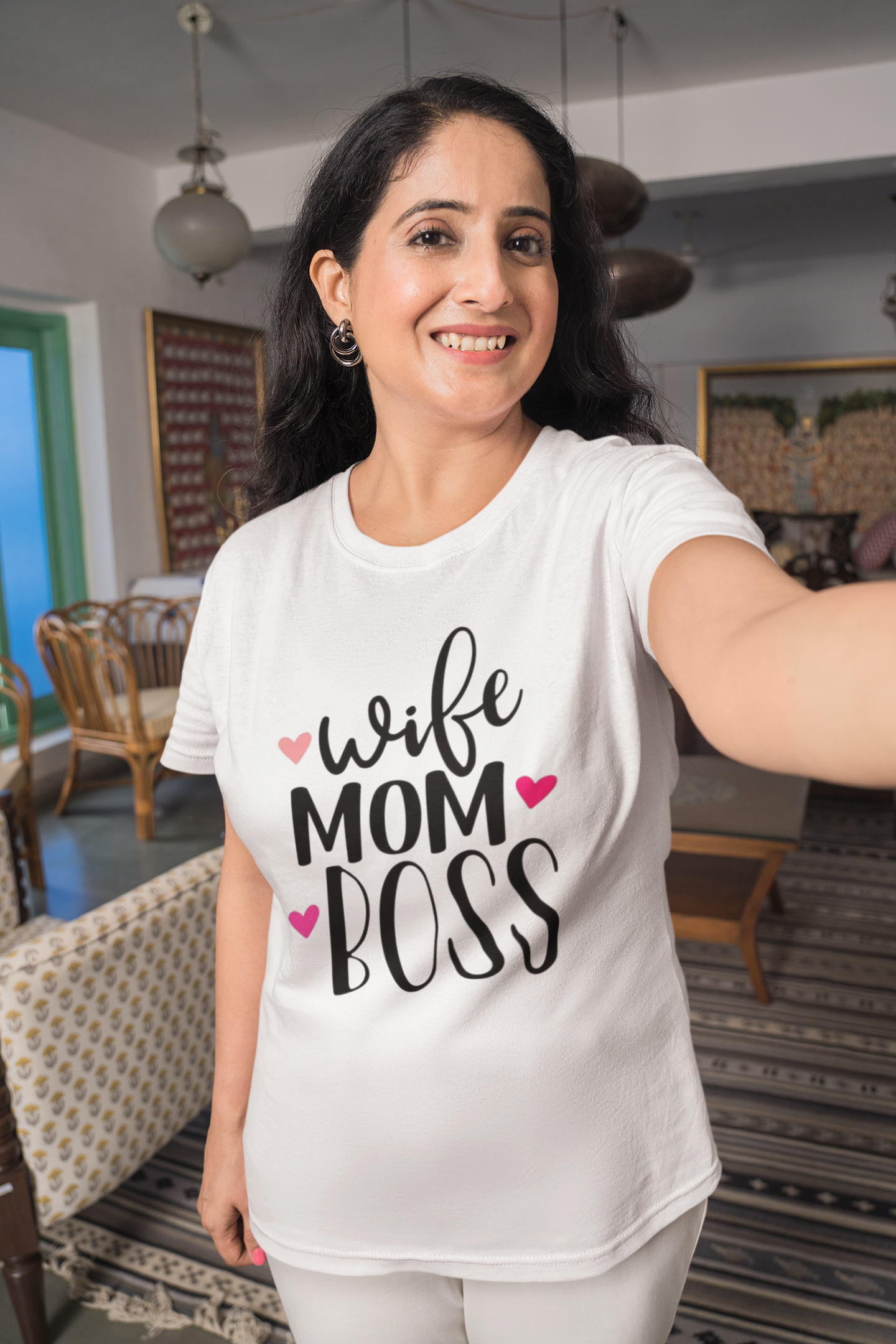 Wife Mom Boss Mother's Day Tee